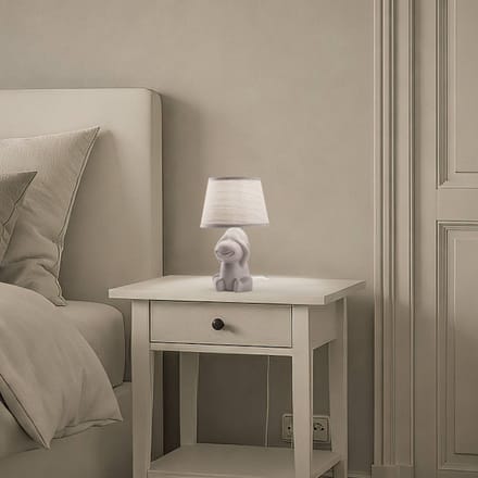 ONLI Monkey tafellamp, bruin, keramiek, 28 cm hoog, E14