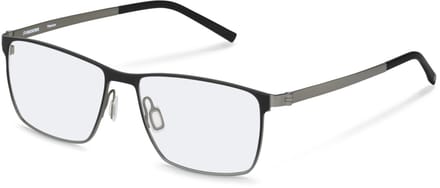 Rodenstock R7171 Black, dark grey 57/17/145 MAN Brilmonturen