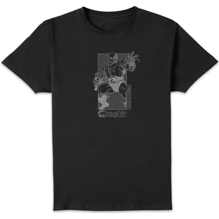 Thundercats Panthro Grey Unisex T-Shirt - Black - 3XL