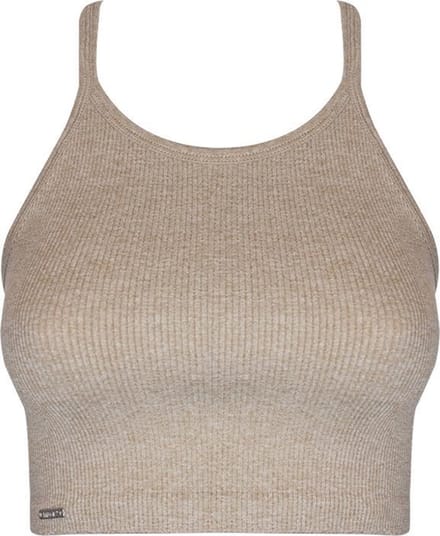 MAGIC Bodyfashion Dames Crop Top Beige