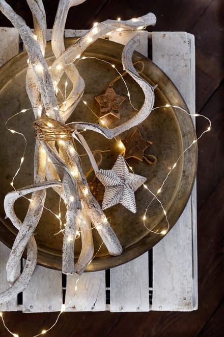 Micro LED string 195 cm - 40 LEDs - zilverkleurig draad