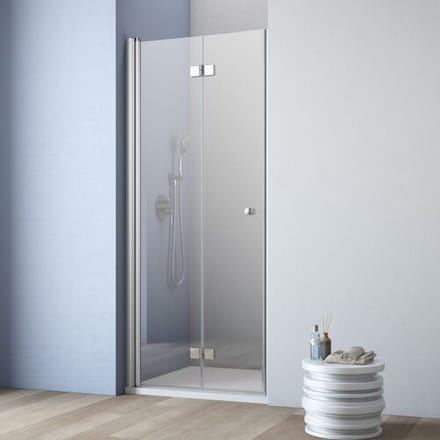 GEO maw flex hinged-folding door 2-piece for niche, 100 cm AN4001000L2360