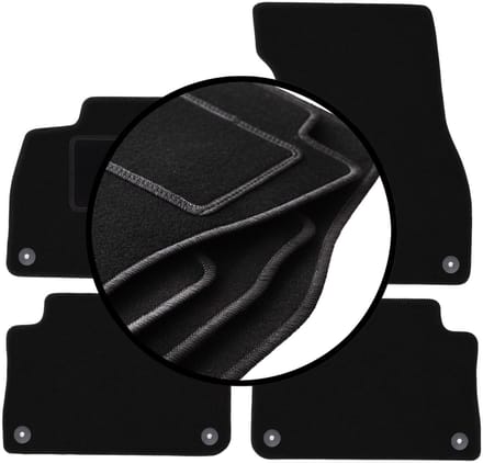 Complete set veloursmatten voor: Audi e-Tron SUV (2018-)