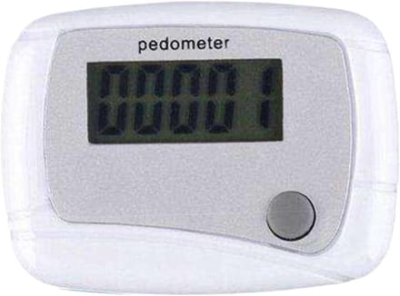 Draagbare Stappenteller - Activiteit Tracker - Dagelijkse Beweging - Eenvoudige Bediening - 4.8 x 3.6 cm - Wit