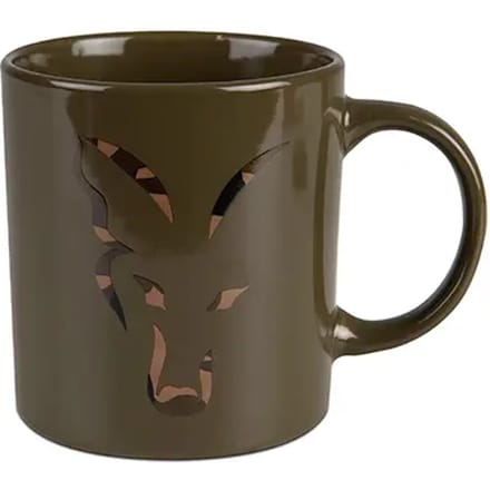 Fox Green & Camo Head Ceramic Mug