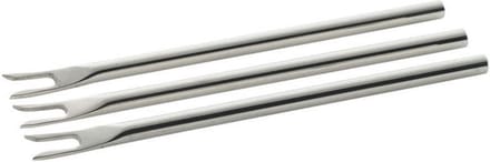 Eva Trio - Serveervork 11 cm Set van 3 Stuks - Zilver - Roestvast Staal