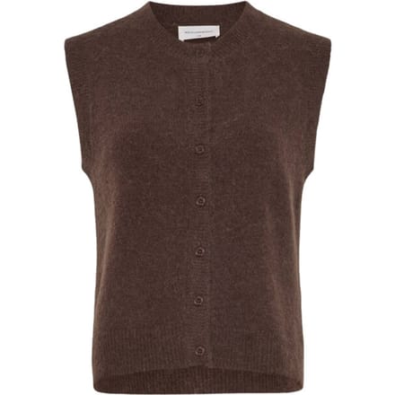 Gebreide spencer met ronde hals model 'Bondie Hope'