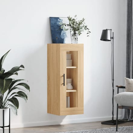 vidaXL - Bovenkast - 34,5x34x90 - cm - sonoma - eikenkleurig