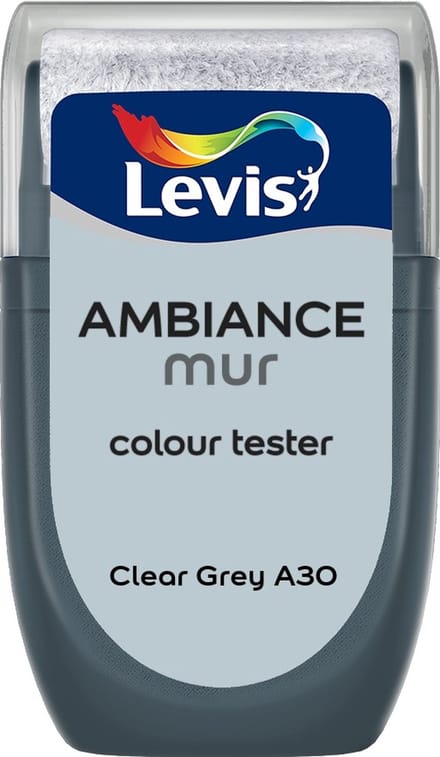 Levis - Muurverf Kleurtester Mat Mix - Clear Grey A30 - Mengverf - 30 Ml