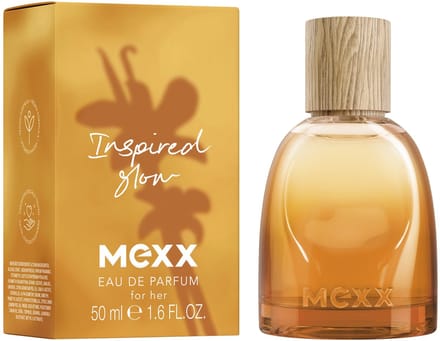 MEXX Inspired Glow Eau de Parfum voor dames, Opbeurend, Langhoudende geur, Vegan formule, 50 ml​