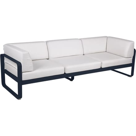 Fermob BELLEVIE club sofa 3 zits - 92 abyssblauw - 81 witgrijs