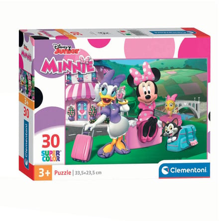 Clementoni - Kinderpuzzel - 30 Stukjes - Minnie Mouse - Puzzel Vanaf 3 Jaar