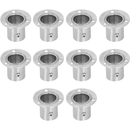 10 Sets Flenshouder Basis Verdikt Roestvrij Staal Kledingkast Stang Buis Beugel Hardware Type 2