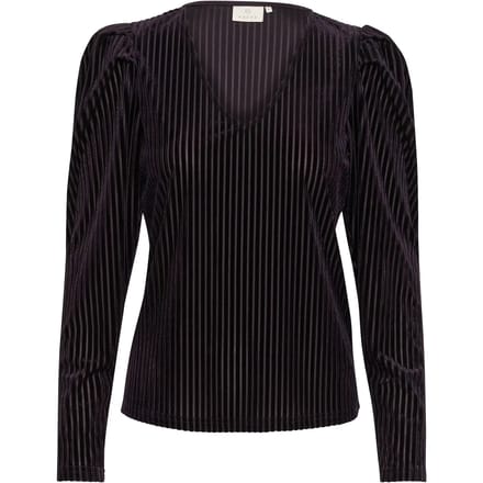 Dames-T-shirt met lange mouwen KAFFE Caca