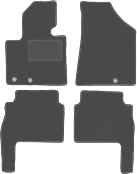 Grafiet automatten voor: Kia Sorento II SUV (2009-2015)