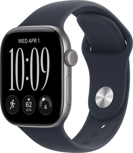 Apple Watch Series 12 - Wifi + 5G - 42 mm - Spacegrijs - S/M