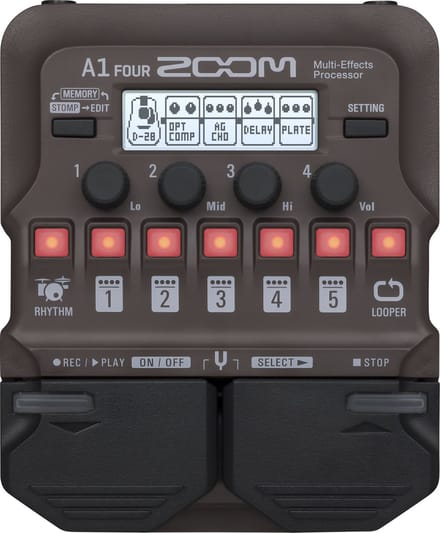 Zoom A1 FOUR - Effect-unit voor akoestische gitaar