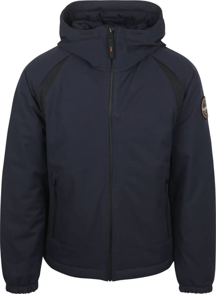 Napapijri Jas Softshell Lorze Navy - Maat L - Heren - Winterjassen