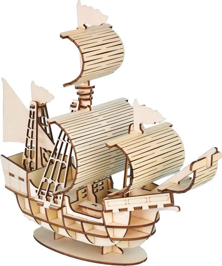 Bouwpakket DIY Zeilschip Götheborg klein van hout