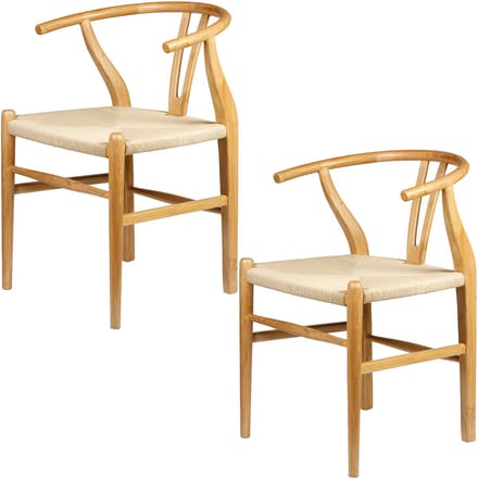 Eetkamerstoelen - stoelen met armleuning houten stoel – set voor eetkamer eettafel