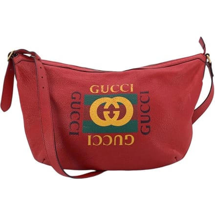 Gucci leren hobo's Half Moon