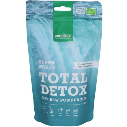 Purasana Total detox mix 2.0 vegan bio 250 Gram
