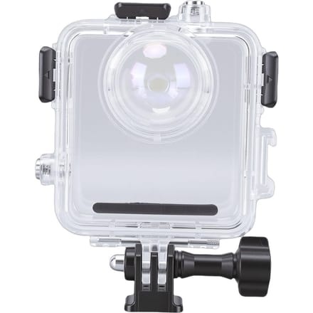 Boîtier étanche pour plongée compatible avec la caméra d'action MAX2, boîtier sous-marin avec couvercle et inserts anti-buée pour 50M white