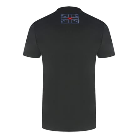 Aquascutum Script Logo Black T-Shirt