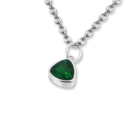 Amanto Ketting Cuno Green - 316L Staal - 10x13mm - 45cm