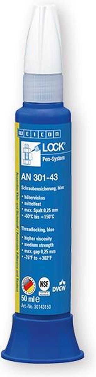 WEICON Weiconlock AN 301-43 – Anaëroob schroefdraadborgmiddel 50 ml