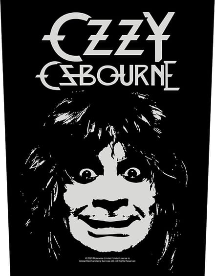 Ozzy Osbourne - Madman Rugpatch - Zwart