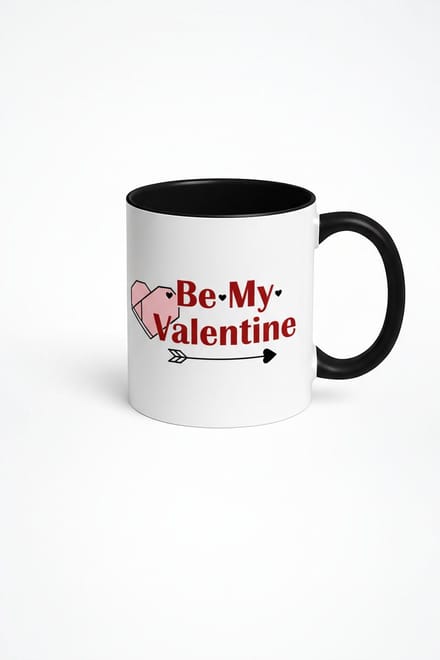 Liefdevolle Valentijn Mok 'Be My Valentine' met Hart Design - Romantisch Cadeau Beker