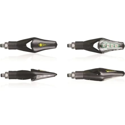Motorfiets geleide knipperlichten Chaft Hecker