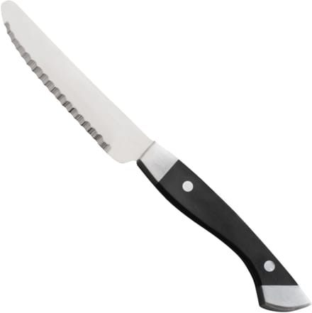 Couteau à steak denté, acier inoxydable, manche en POM, longueur 130 mm - Hendi 841082