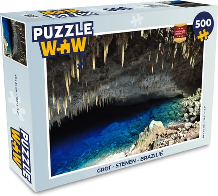 Puzzel Grot - Stenen - Brazilië - Legpuzzel - Puzzel 500 stukjes