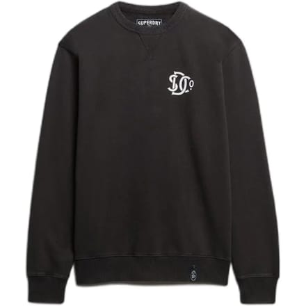 Superdry The Merchant Store Graphic Sweatshirt Black Grootte: S