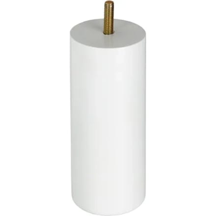 Duraline Meubelpoot Rond Hout Wit Ø5,8x15cm Beuken Fsc
