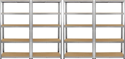 Galwix stellingkasten - verzinkt - 90x180x30cm - boutloos