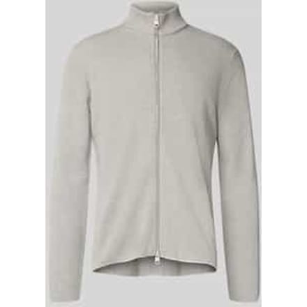 Regular fit gebreid jack met ritssluiting model 'Cinupio'