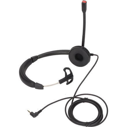 2,5 mm Telefoon Headset Ruisonderdrukking Unilaterale Elleboogstekker Klantenservice Oortelefoon met Microfoon
