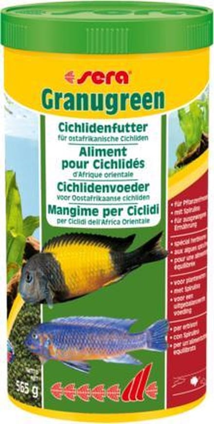 Sera Granugreen 1000ml groenvoer voor cichliden