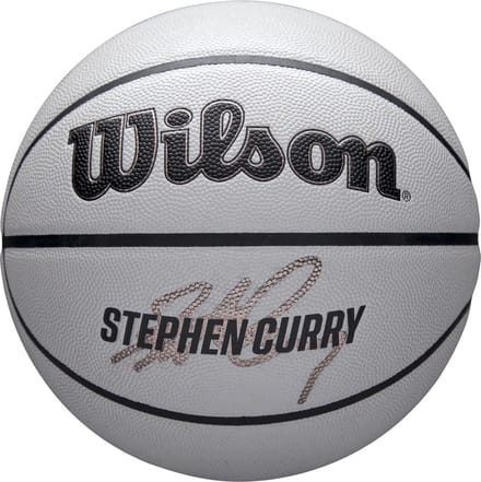 Wilson NBA Player Icon Uv Bskt Curry, Unisex, Grijs, basketbal, maat: 7