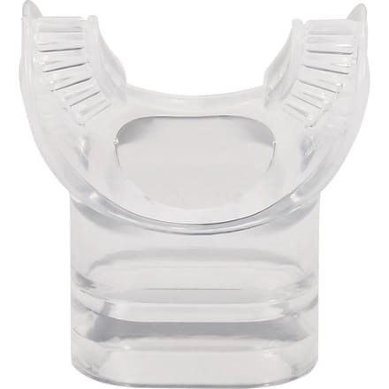 Lot de 2 embouts de tuba de remplacement en silicone Transparent white