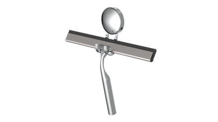 EISL Douchewisser Chroom–250 mm–Te Lijmen of Schroeven–Vervangbare Rubber