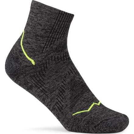 Buff Dryflx Quarter  Hardloopsokken Unisex-zwart