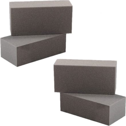 Rayher Rechthoekig steekschuim/oase - nat - grijs - 23 x 11 x 7 cm - bloemisten steekschuim