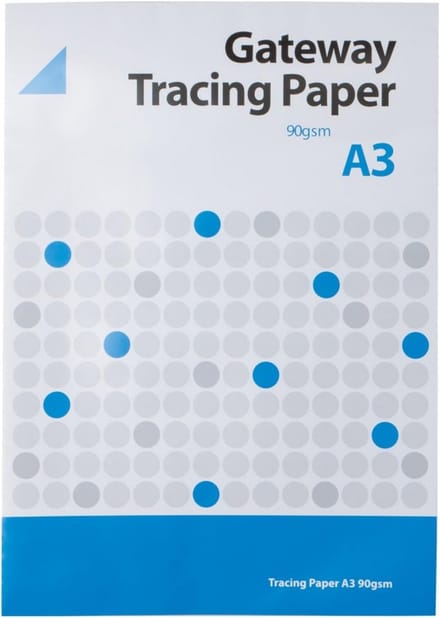 Calqueerpapier A3 90g/m 2 - 40 Vel Transparant Tekenpapier