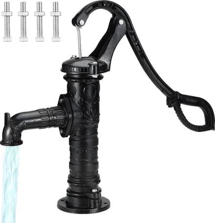 Waterpomp - Handpomp - 40x15x68cm - Gietijzer - Tuinpomp - Handdrukpomp