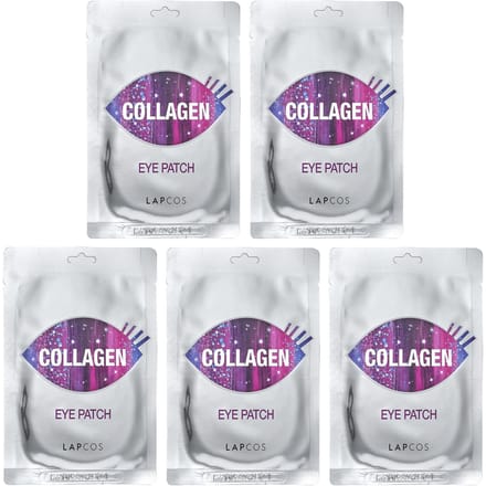 Lapcos, Patchs Beauté Collagène pour les Yeux, 5 paires, 1,4 g (0,04 oz) chaque white