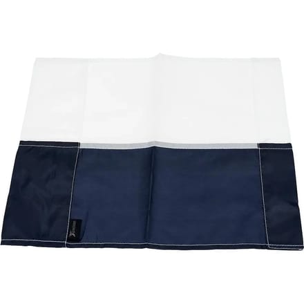 Precision Training - cornervlag - navy/wit - polyester - 43x28 centimeter